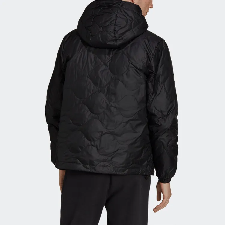 Adidas Originals Down Quilted Puffer Down Jackets Men Black-2
