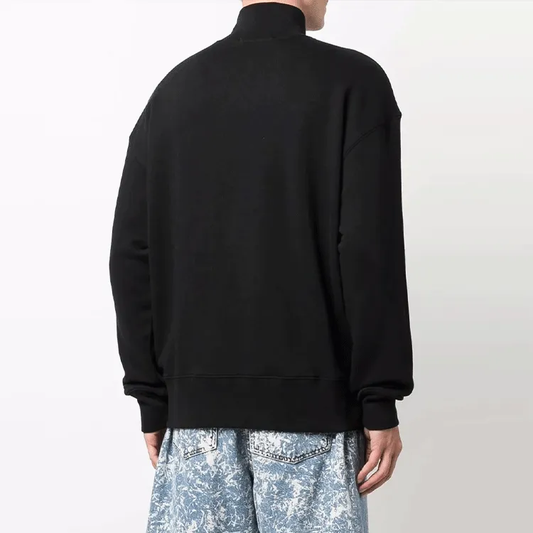 MSGM Logo Printed High Neck Sweatshirt-3