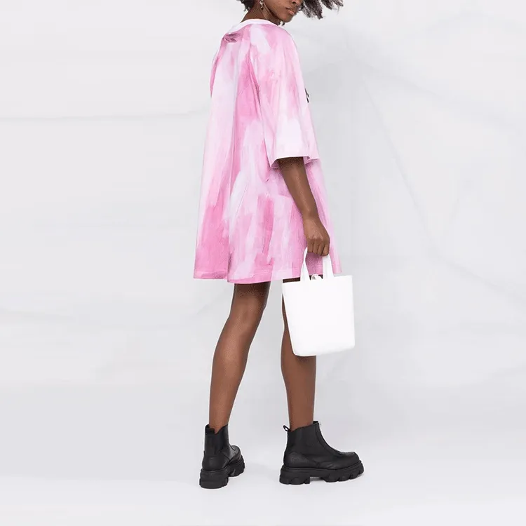MOSCHINO Short-Sleeved Dresses Women's Pink-2