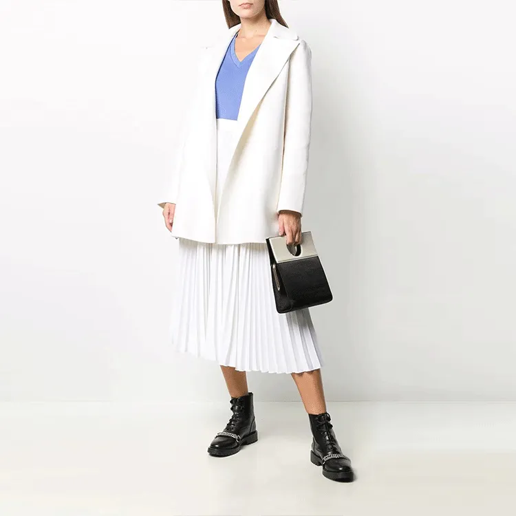 THEORY Coats Women's White-1