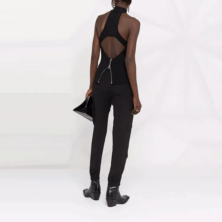Givenchy Open Back Cut Out Sleeveless Top-2