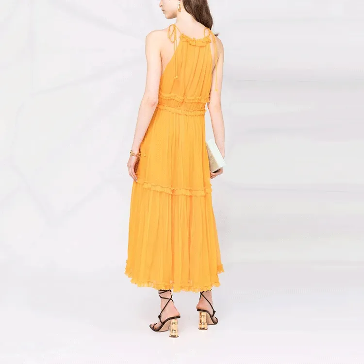 Zimmermann Sleeveless Dresses Women's Yellow-1