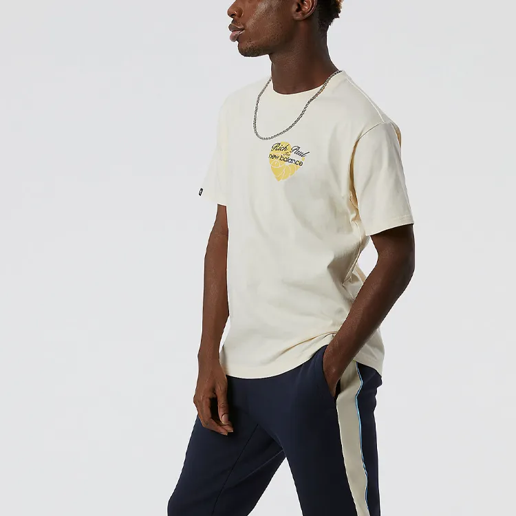 New Balance New Balance X Rich Paul T Shirts Men Ecru-2