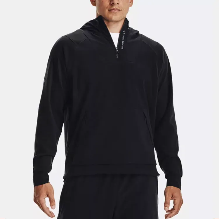Under Armour Rush Sweatshirts Men Black-4