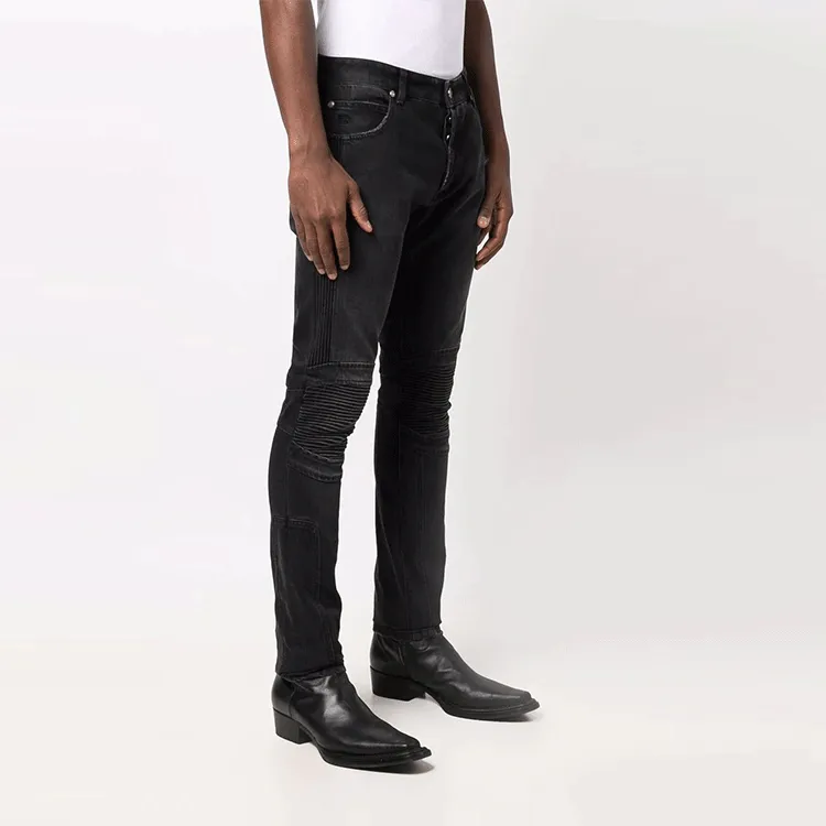 BALMAIN B-embroidered Skinny Jeans-2