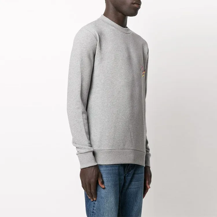 BALMAIN Sweatshirts Men Gray-3