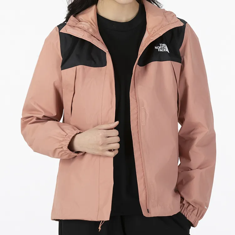 THE NORTH FACE Outdoor Hiking Waterproof And Windproof To Keep Warm Windbreaker Jacket Women's Pink-3