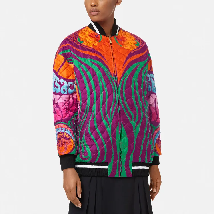 VERSACE Jackets Women's Orange-2