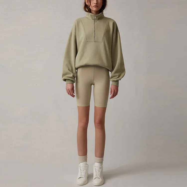 Fear Of God Essentials Women's Sport Short Wheat-1