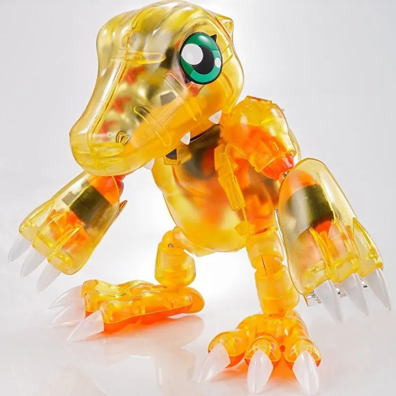 BANDAI WarGreymon Bandai Ultimate Evolution Soul Digimon Adventure & Agumon Clear Ver. Action Figures 15.5cm-2