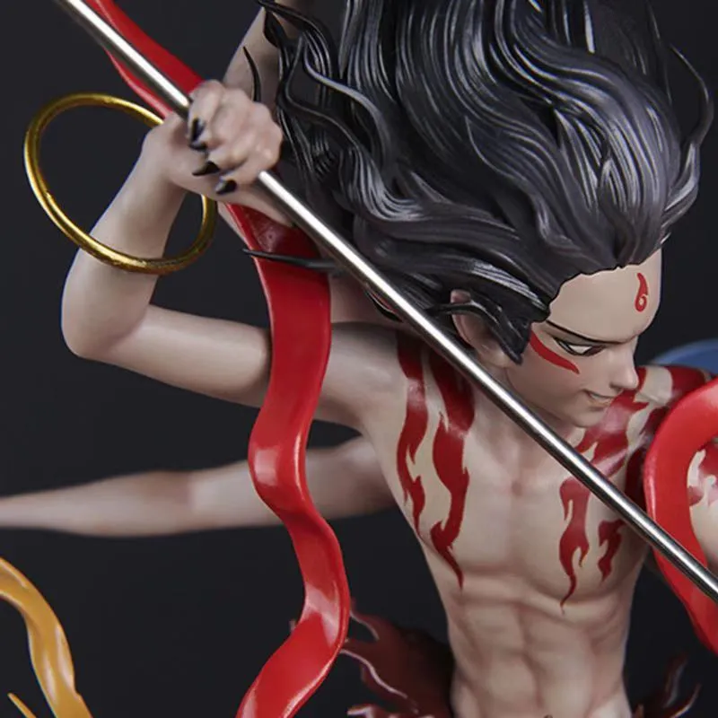 BANDAI Bntsh Overseas Limited Bndx Ne Zha  Descendants Of The Demon King Ne Zha Ao Bing Scale Figures 50cm-2