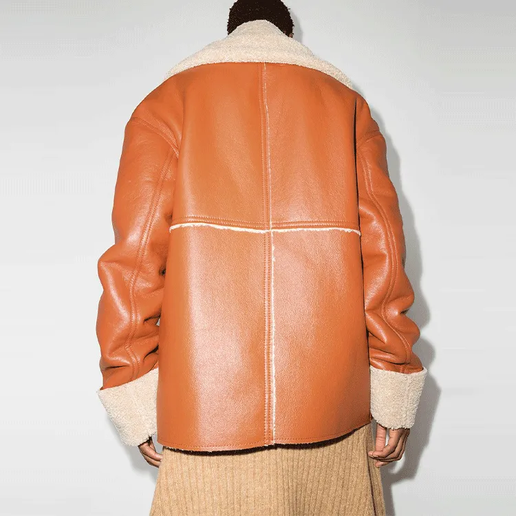 NANUSHKA Jackets Women's Brown Orange-2