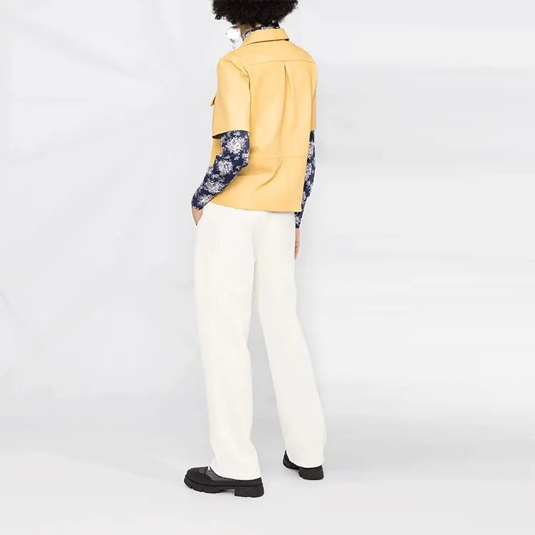 GANNI Sports Pants Women's White-1