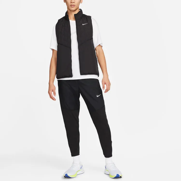 Nike Men DRY Therma-Fit Ripple Vest Black-1