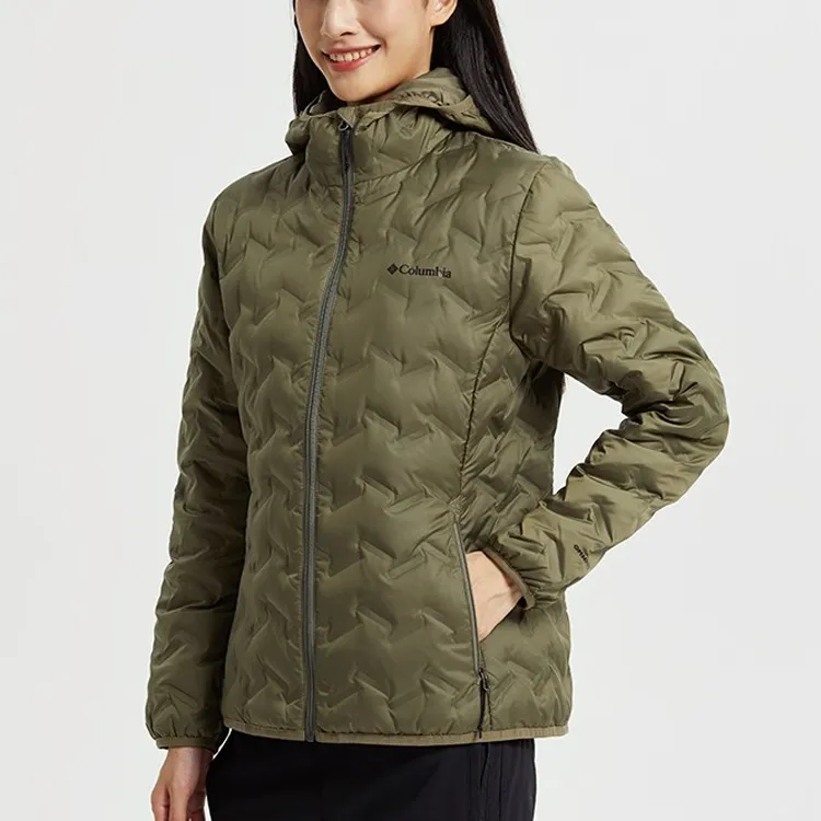 Columbia Down Jacket Women's Green-3