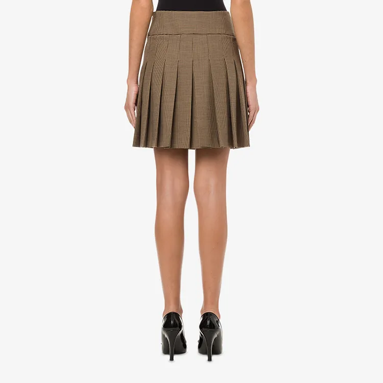 MOSCHINO Casual Short Skirts Women's Brown-2