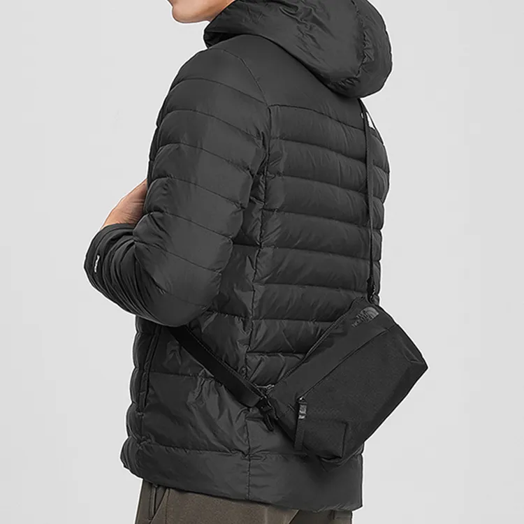 THE NORTH FACE Polyester Crossbody Bag, Shoulder Bag Regular Unisex Pure Black-3