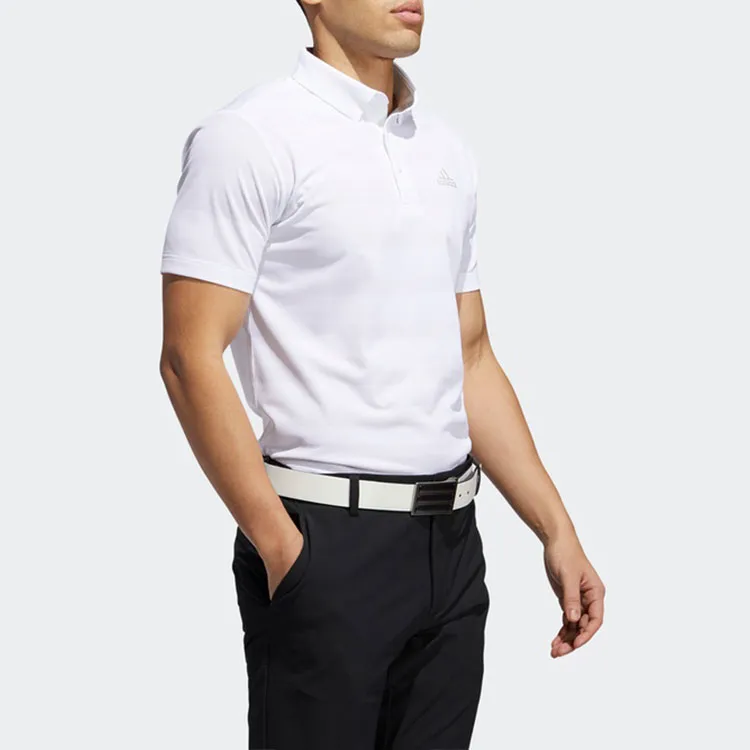 Adidas Polo Shirts Men White-3