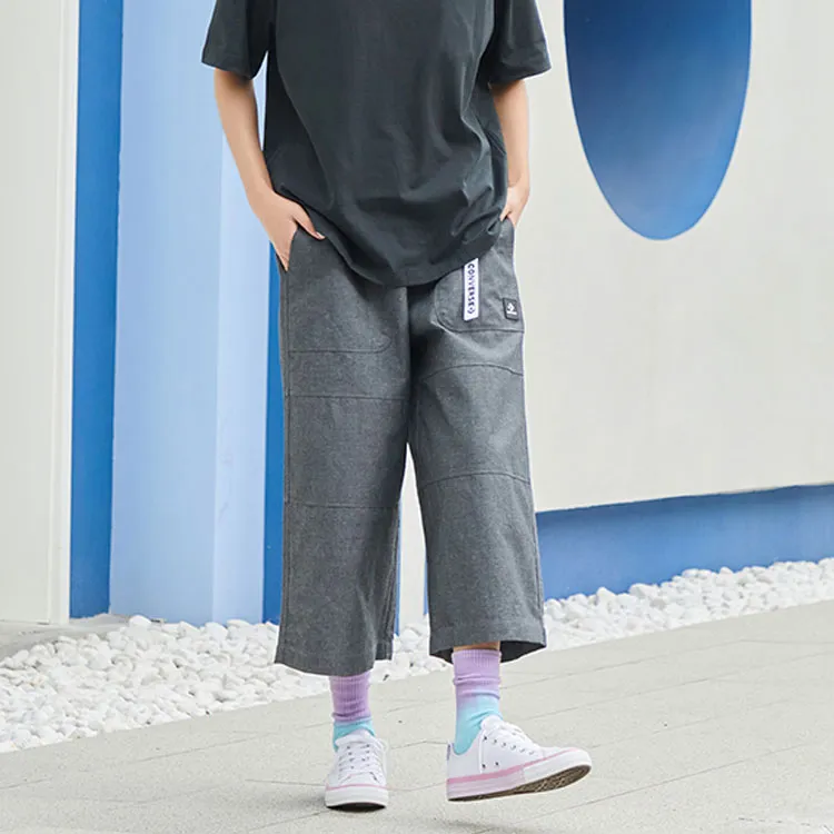 Converse Casual Pants Women's Black Gray Color-3