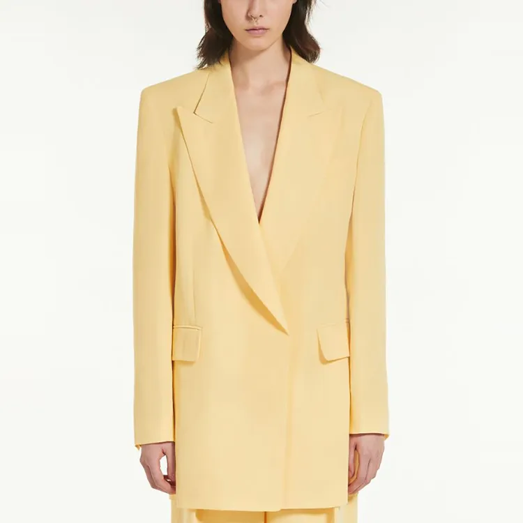 SportMax Business Suits Women's Yellow-2