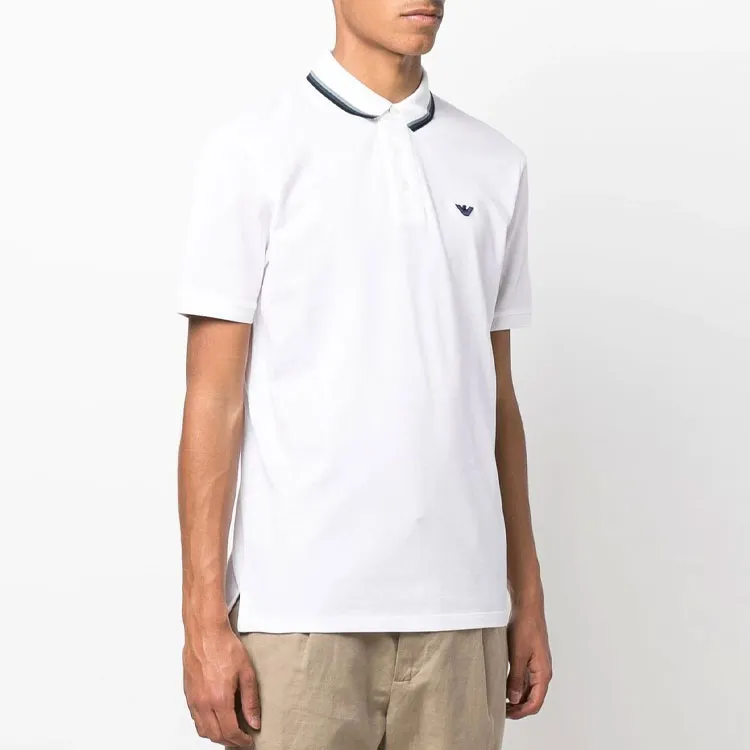 EMPORIO ARMANI Polo Shirts Men White-3