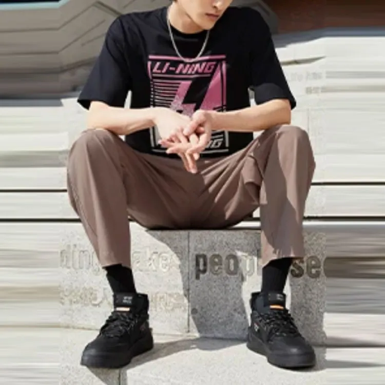 LiNing CF Casual Pants Unisex Ginger Bread Brown-3