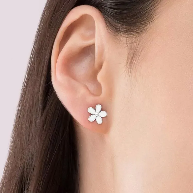 Pandora 925 Sterling Silver Stud Earrings Women's-1