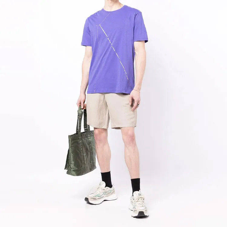 ARMANI EXCHANGE Straight leg Linen Bermuda Shorts-2