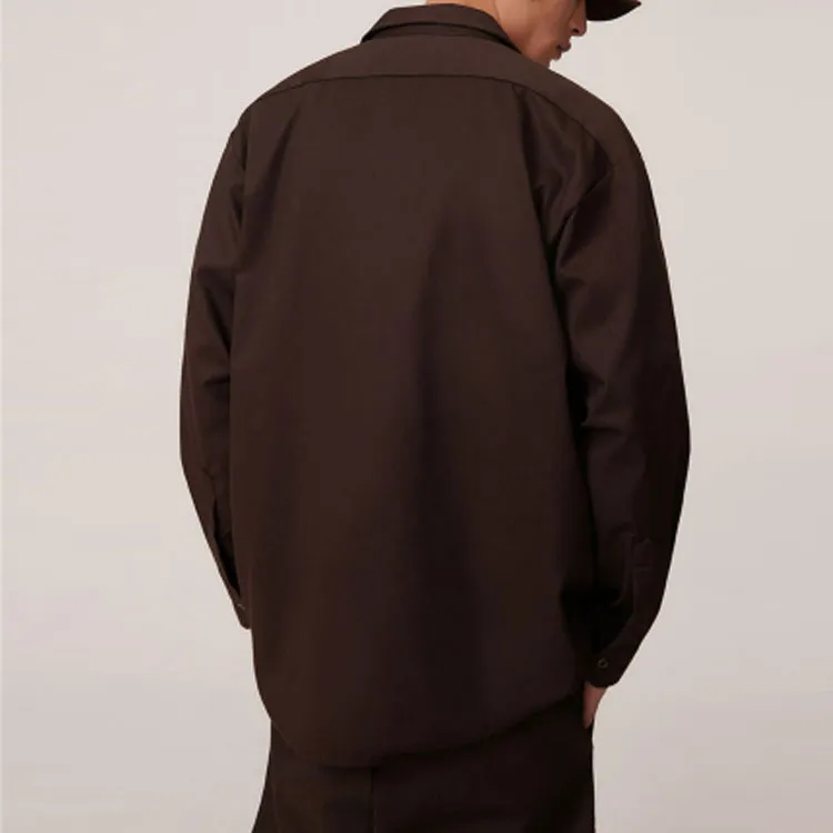 Dickies Shirts Men Dark Brown-2