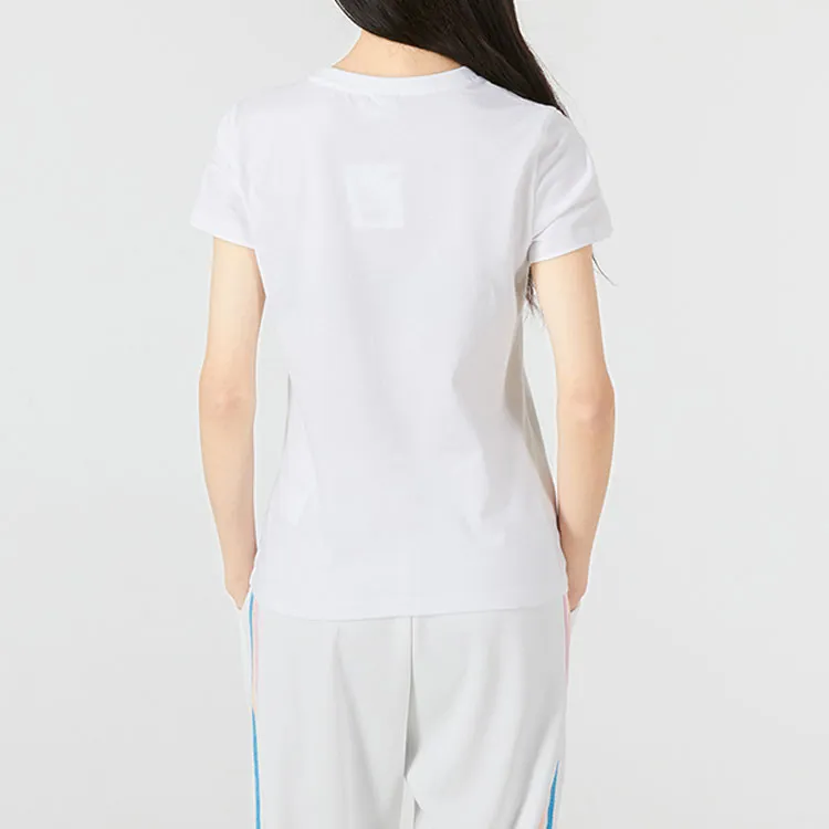 PUMA Set in Sleeve T Shirt Women's White-3