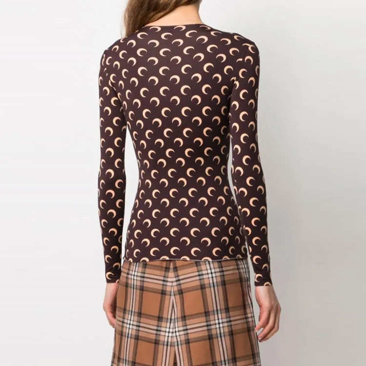 Marine Serre SS21 Knitwear Women's Brown-1