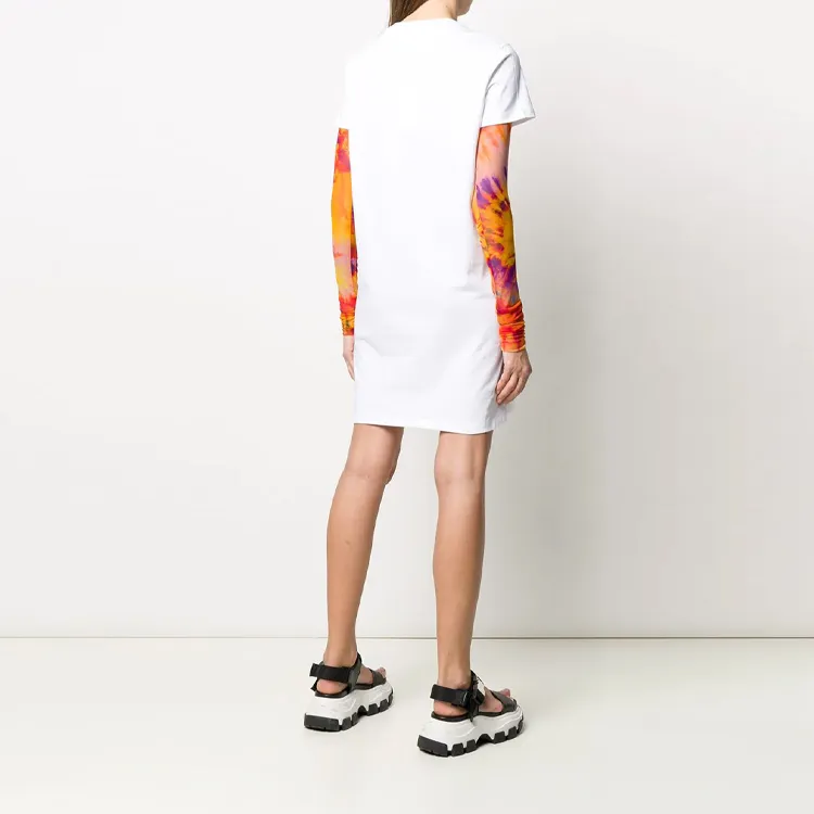 KENZO Short Sleeved Dresses Women's White-1