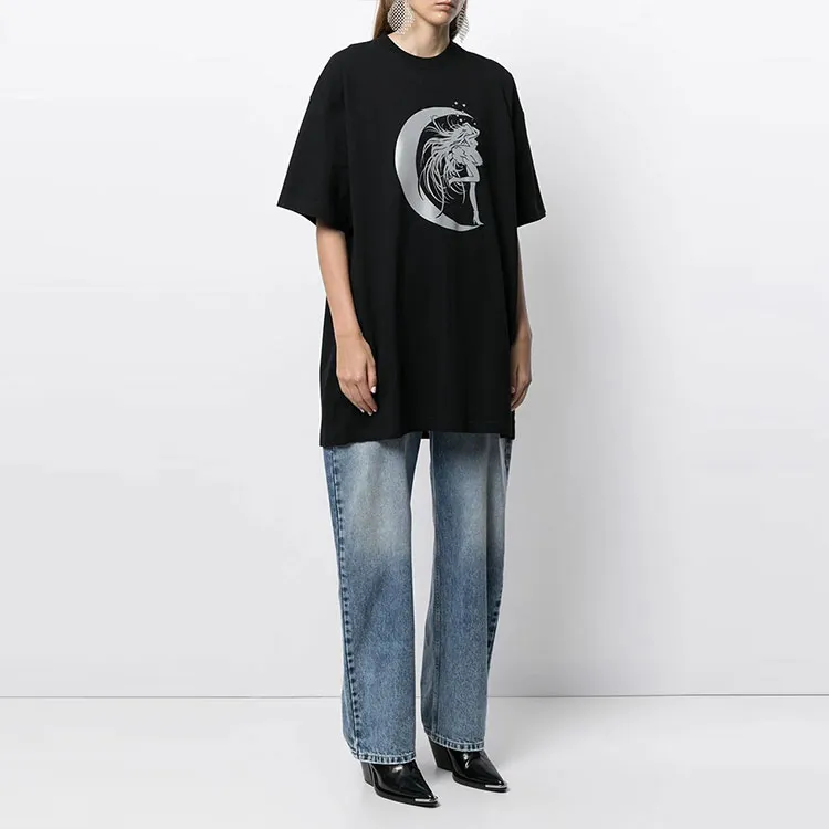 Vetements T-Shirts Women's Black-1