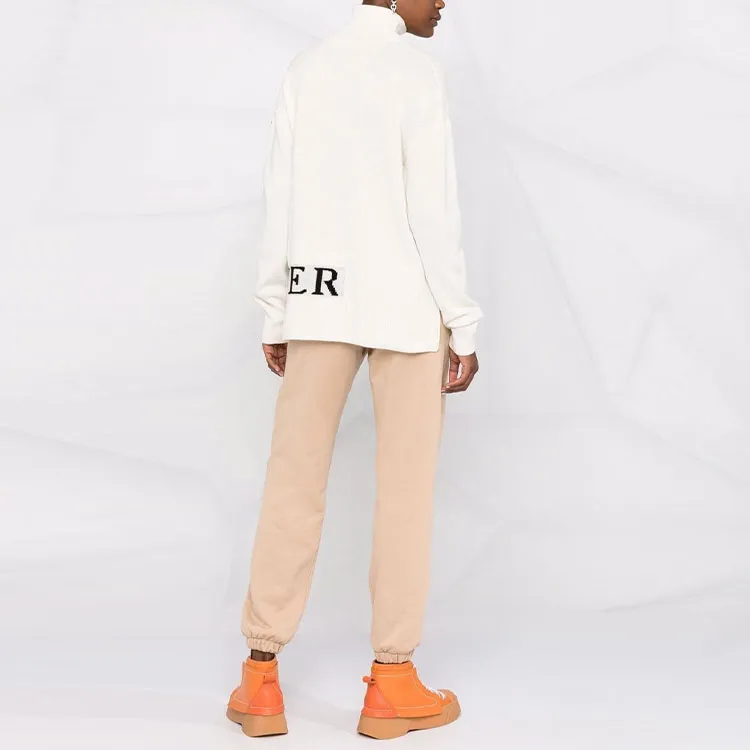 Moncler Turtleneck Sweater 'White/Black'-2