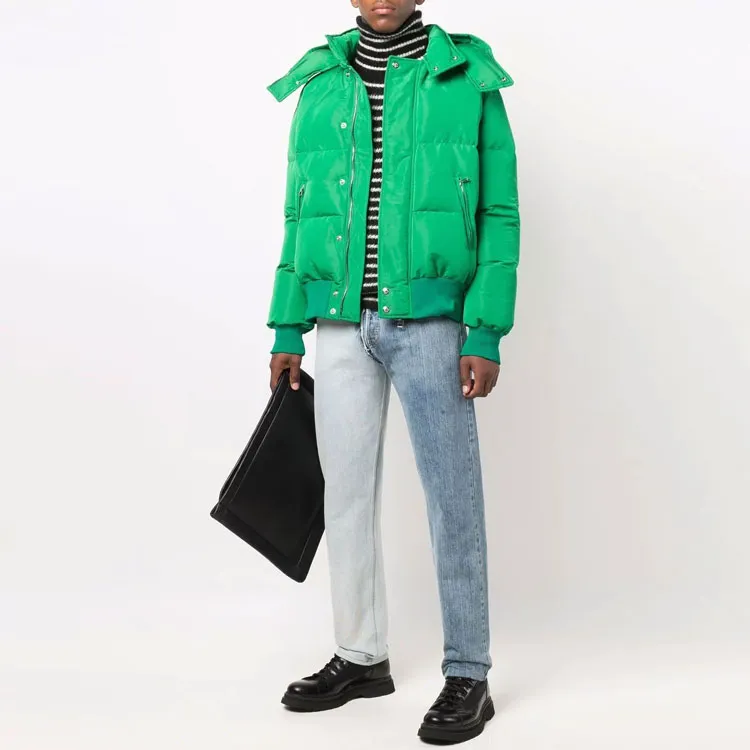 Alexander McQueen Down Jacket Men's Green-2