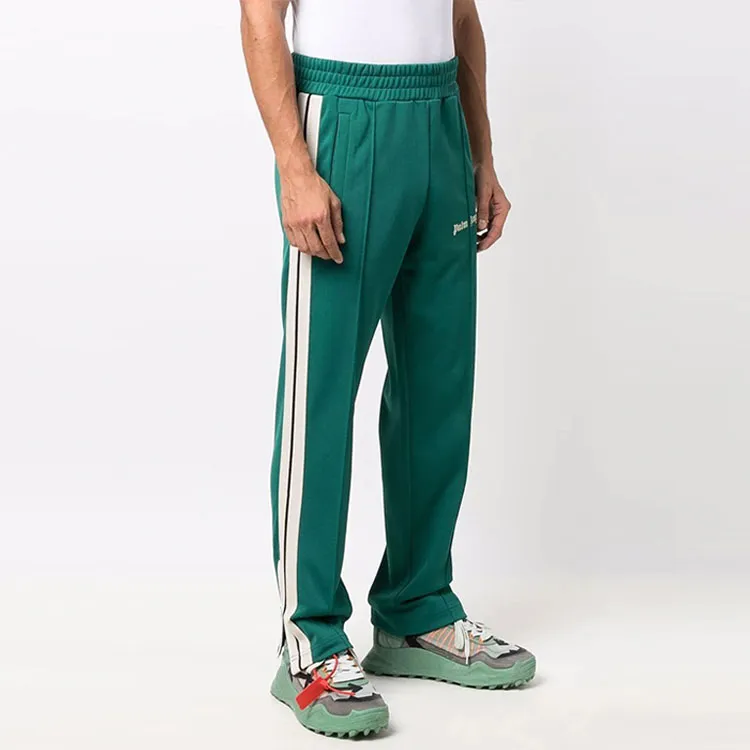 PALM ANGELS Knitted Sweatpants Men Green-3