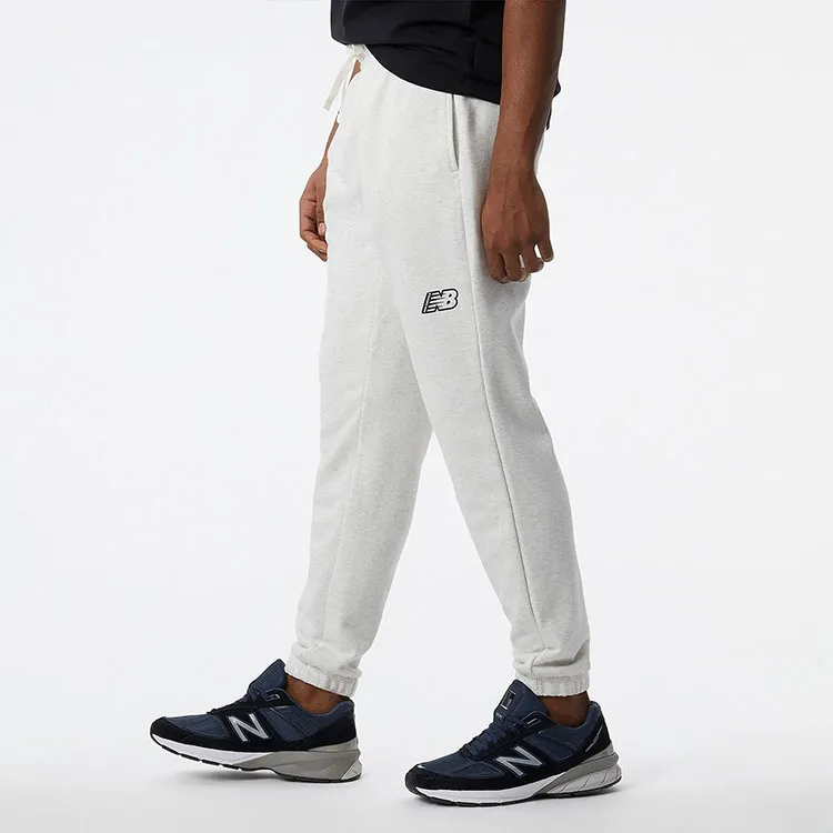 New Balance Knitted Sweatpants Men White-6