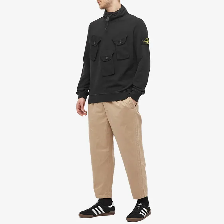 STONE ISLAND Sweatshirt Men's Black-3