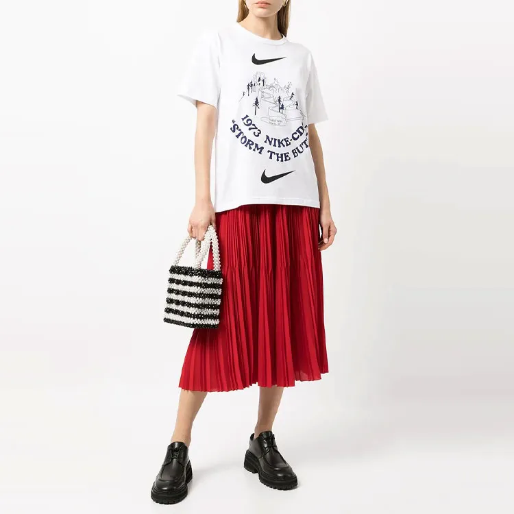 Nike X CDG T-Shirts Unisex White-1
