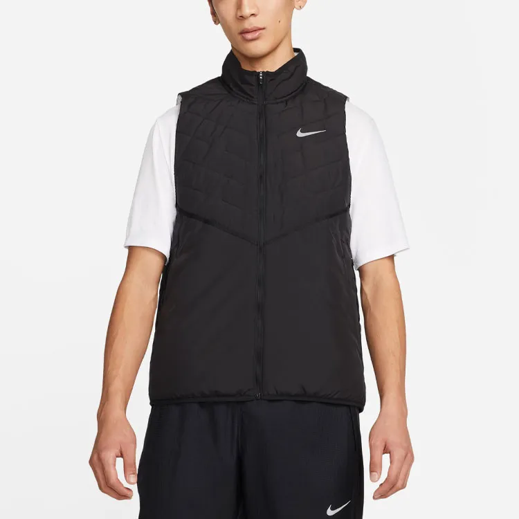 Nike Men DRY Therma-Fit Ripple Vest Black-2