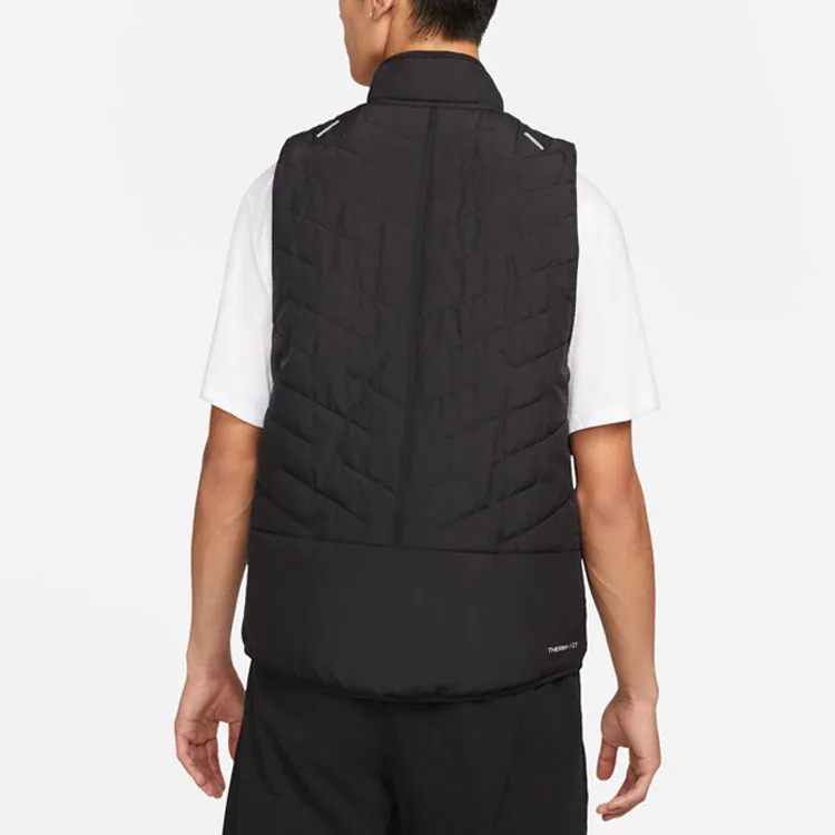 Nike Men DRY Therma-Fit Ripple Vest Black-3
