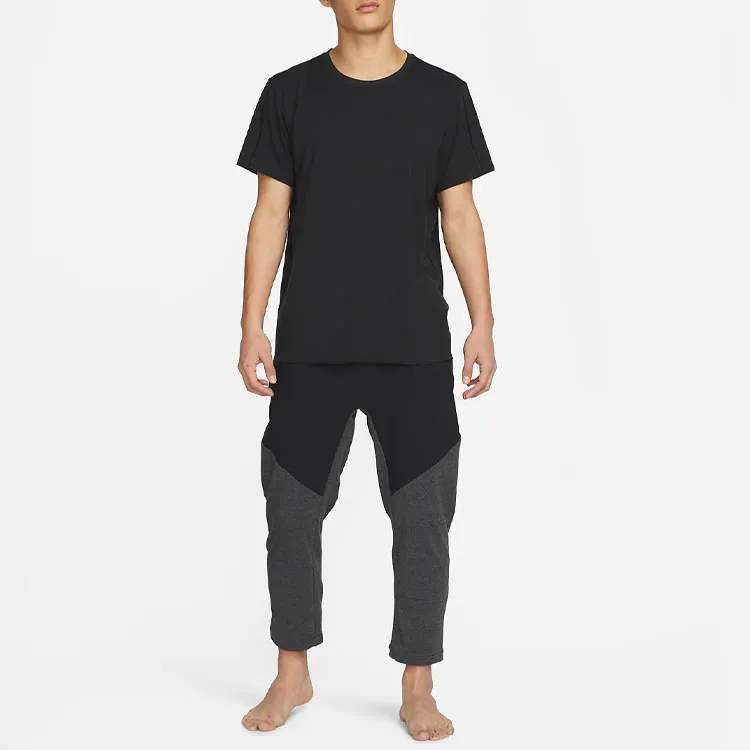 Nike Yoga Dri-FIT Men's CrewNeck Top Black-1