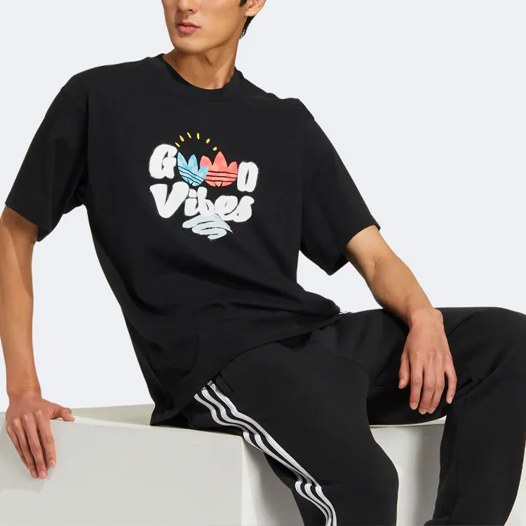 Adidas Originals T Shirt Unisex Black-3