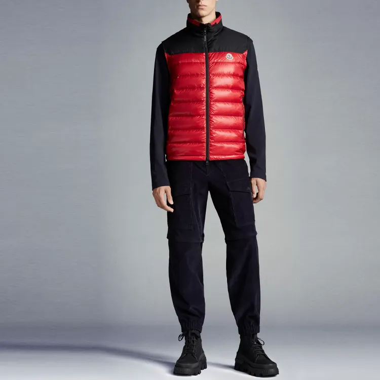 Moncler Vests Men Red-1