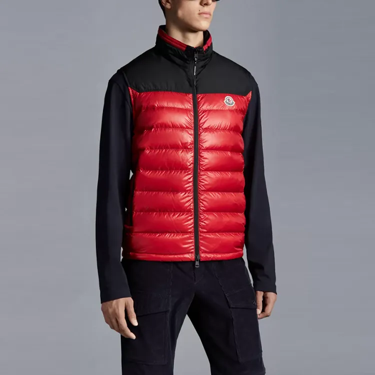 Moncler Vests Men Red-2