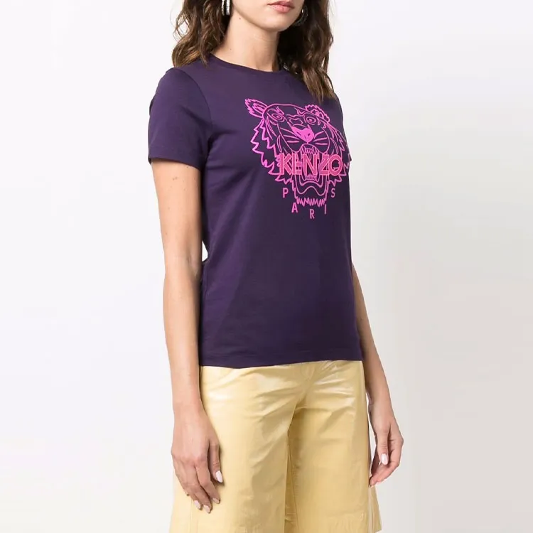 KENZO T-Shirts Women's Purple-3