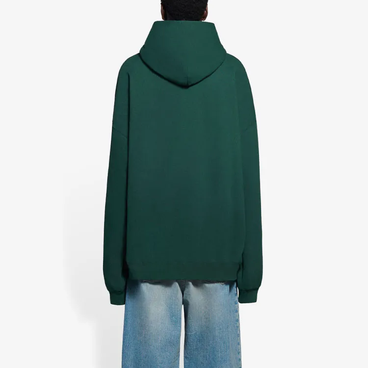 Balenciaga SS21 Sweatshirt Unisex Dark Green-3