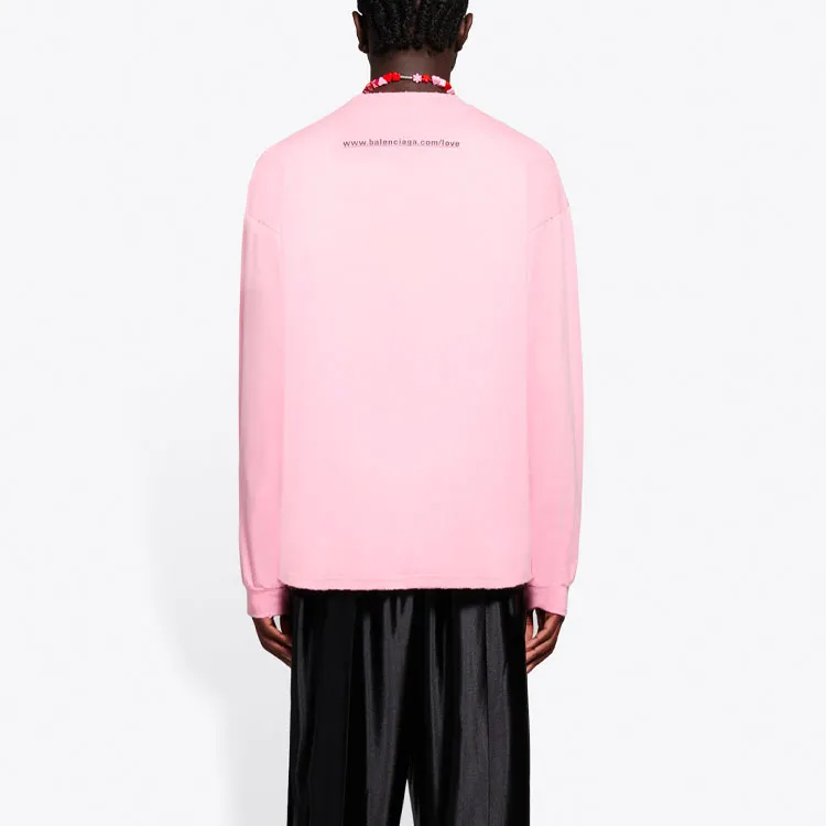 Balenciaga T-Shirts Unisex Pink-3