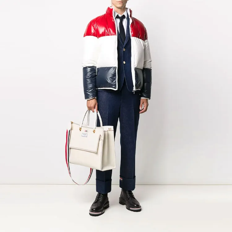 THOM BROWNE Business Suits Men Marine Blue-3