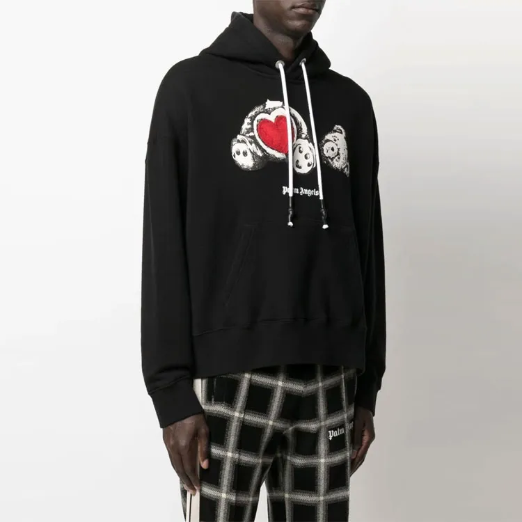 PALM ANGELS Bear In Love Hoodie-3